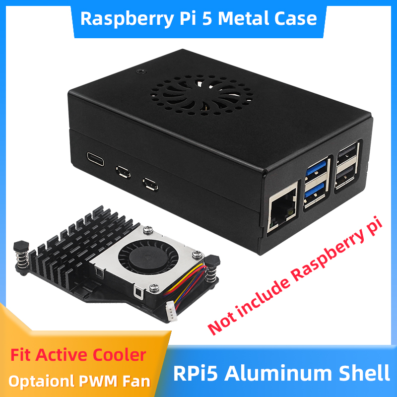 Raspberry Pi 5 8Gb Kit - Raspberry Pi 5 Aluminum Alloy Case
