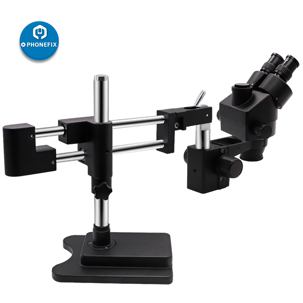 3.5X-90X Black Double Arm Ster - Stereo Trinocular Microscope Pcb recension och pris
