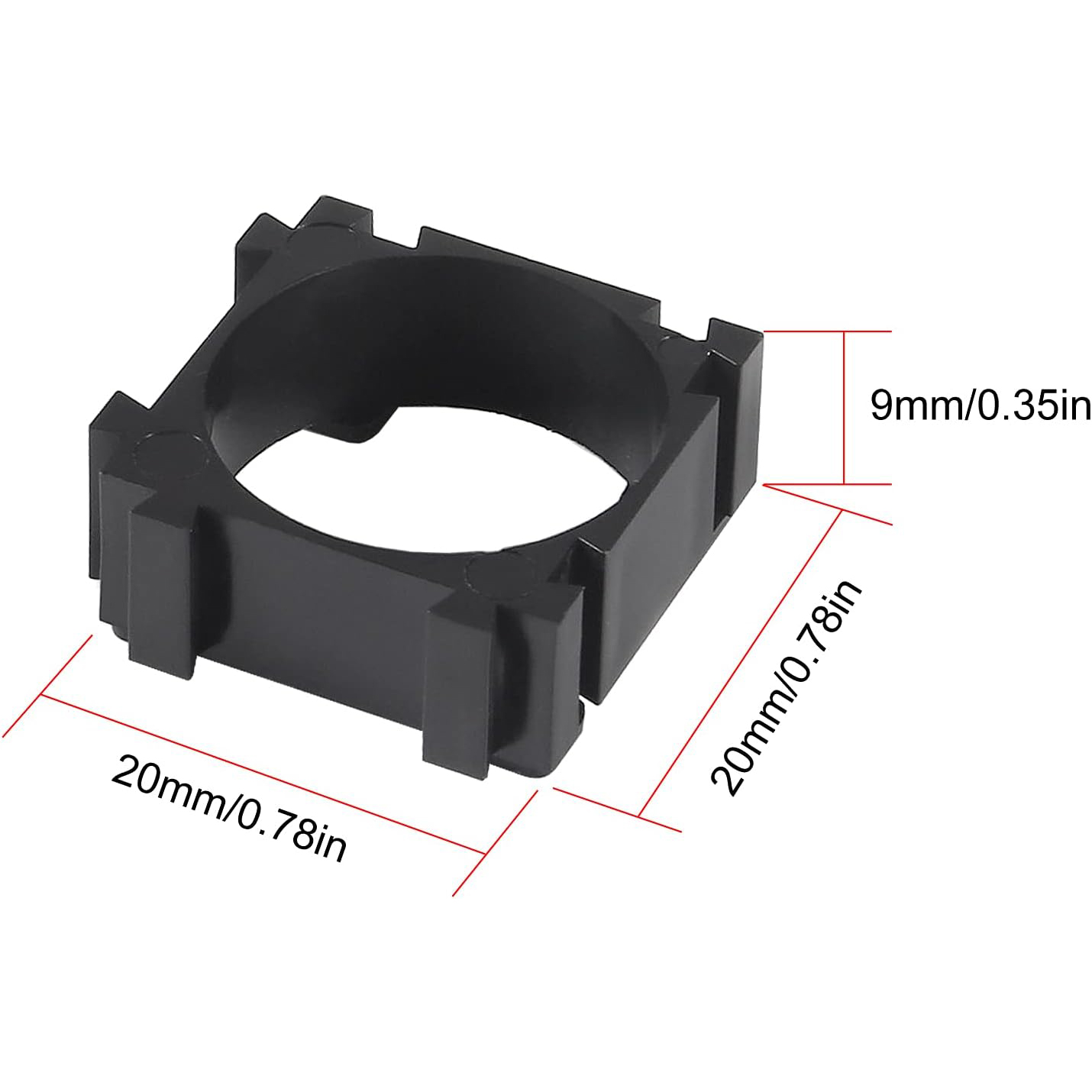 100Pcs 18650 Battery Holder Pl - Spot Welder 18650 Battery Pack recension och pris