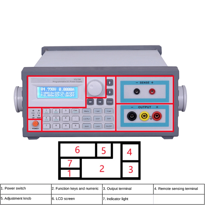 Laboratory high-precision six  - Linear Lab Power Supply Adjustable recension och pris