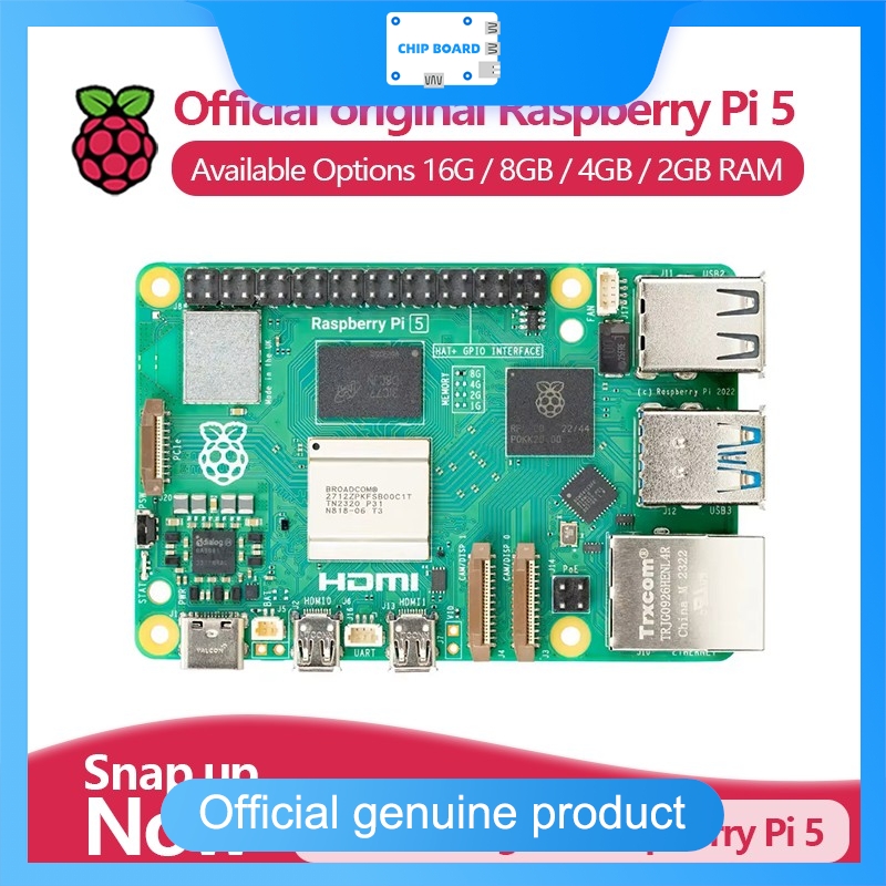 Official Raspberry Pi 5 Single - Raspberry Pi 5 8Gb Kit recension och pris