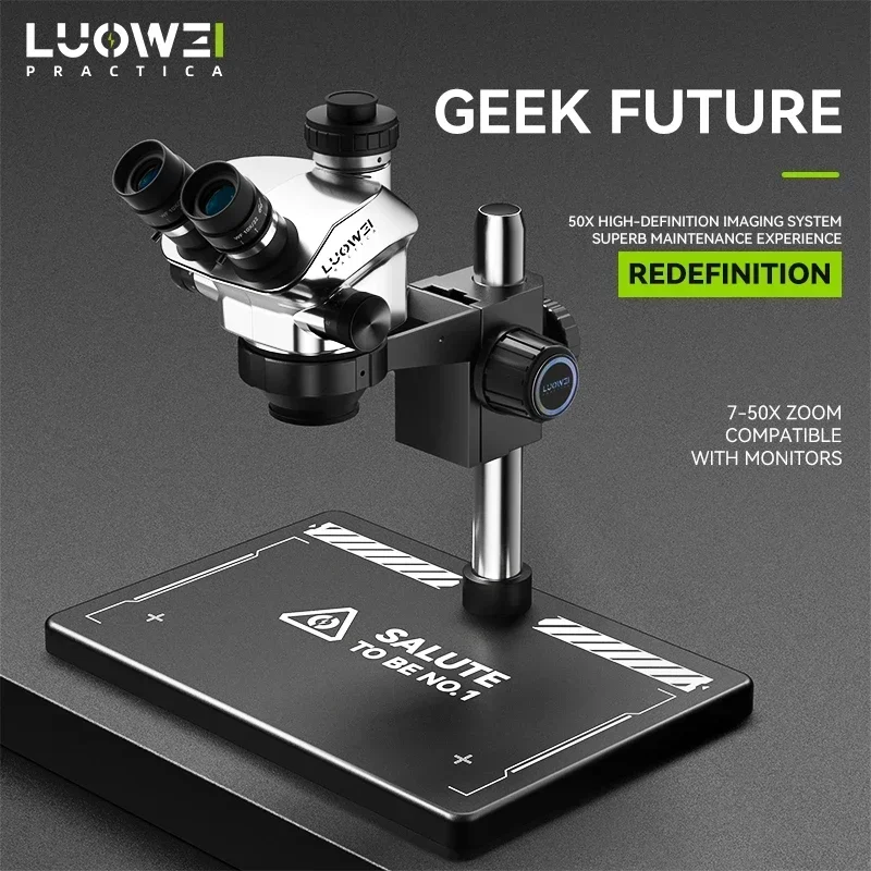 LUOWEI TR02-B3TV Trinocular St - Stereo Trinocular Microscope Pcb recension och pris