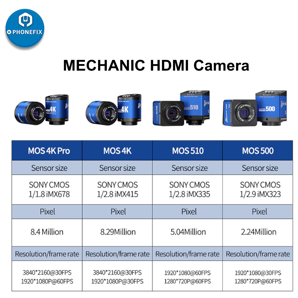 MECHANIC HD Camera MOS 4K Pro/ - Stereo Trinocular Microscope Pcb recension och pris