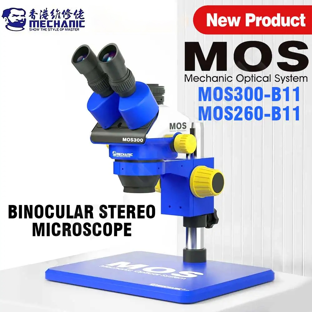 MECHANIC MOS260-B11/MOS300-B11 - Stereo Trinocular Microscope Pcb recension och pris