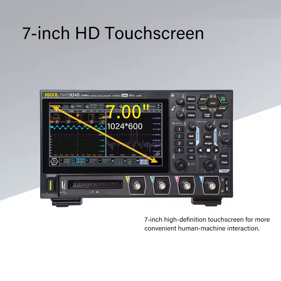 RIGOL DHO900 Series Oscillosco - Signal Generator Spectrum Analyzer recension och pris
