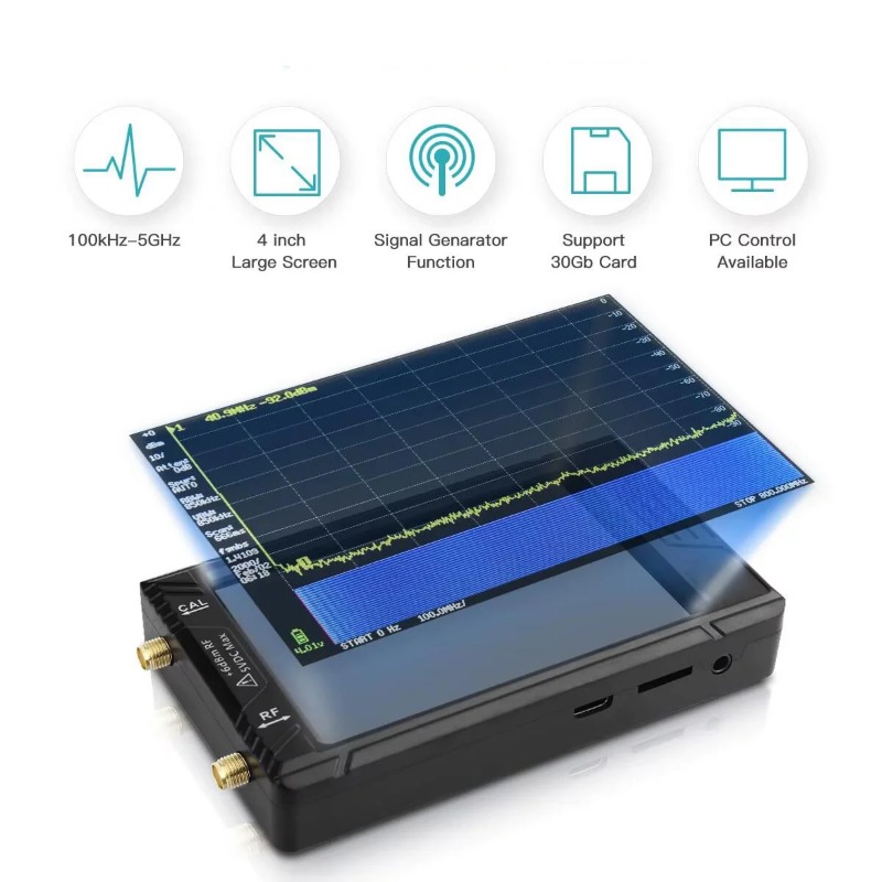 New Handheld Tiny Spectrum Ana - Signal Generator Spectrum Analyzer recension och pris
