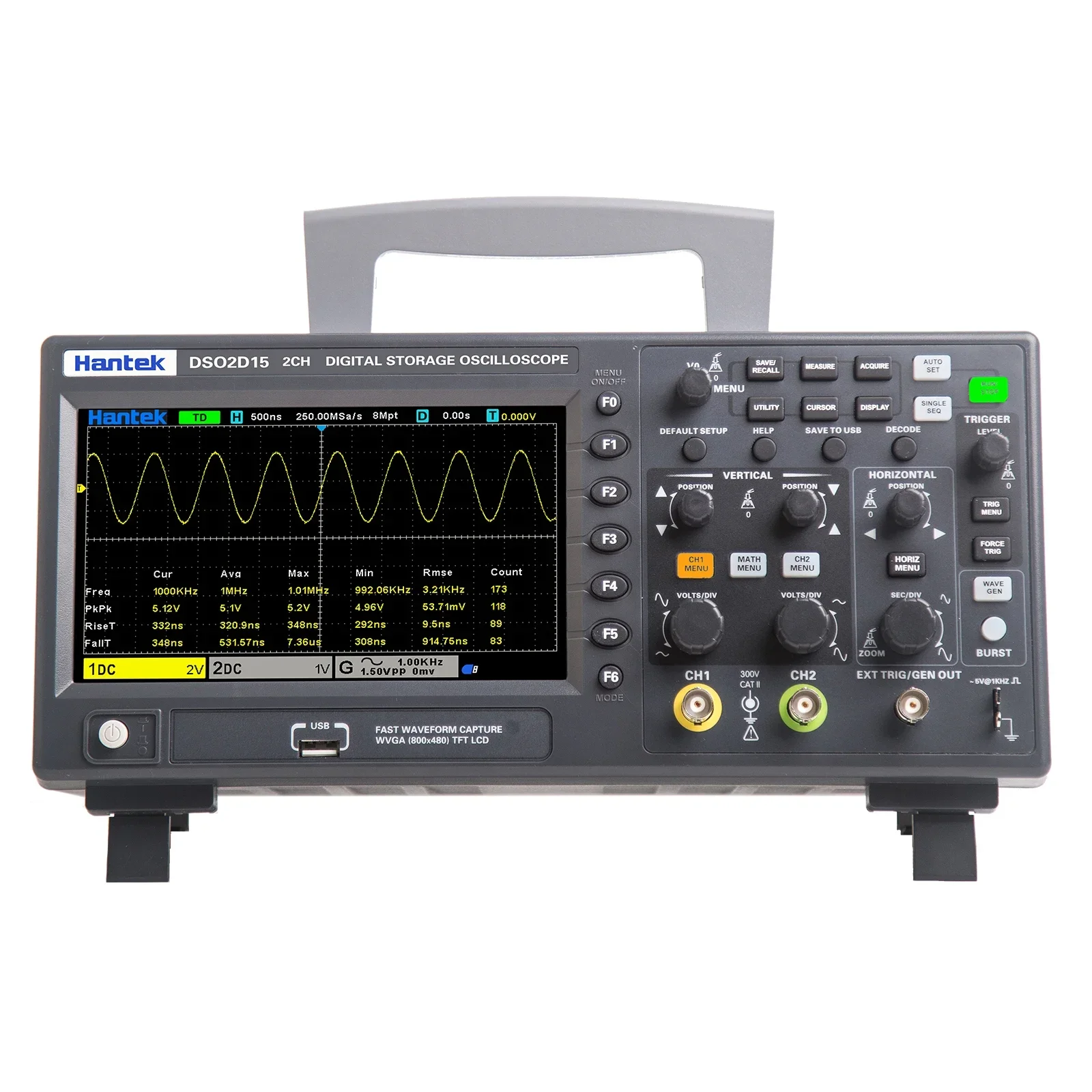 Sensitivity Hantek Signal Gene - Digital Storage Oscilloscope 100Mhz recension och pris