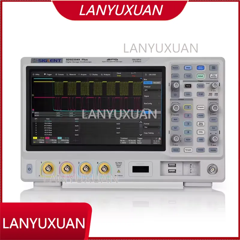 SDS2104XPLUS/SDS2204XPLUS/SDS2 - Digital Storage Oscilloscope 100Mhz recension och pris